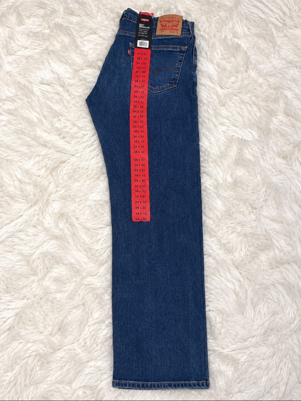 Levi’s 505 Regular Fit Men’s Jeans 34x32 NWT Medium Wash